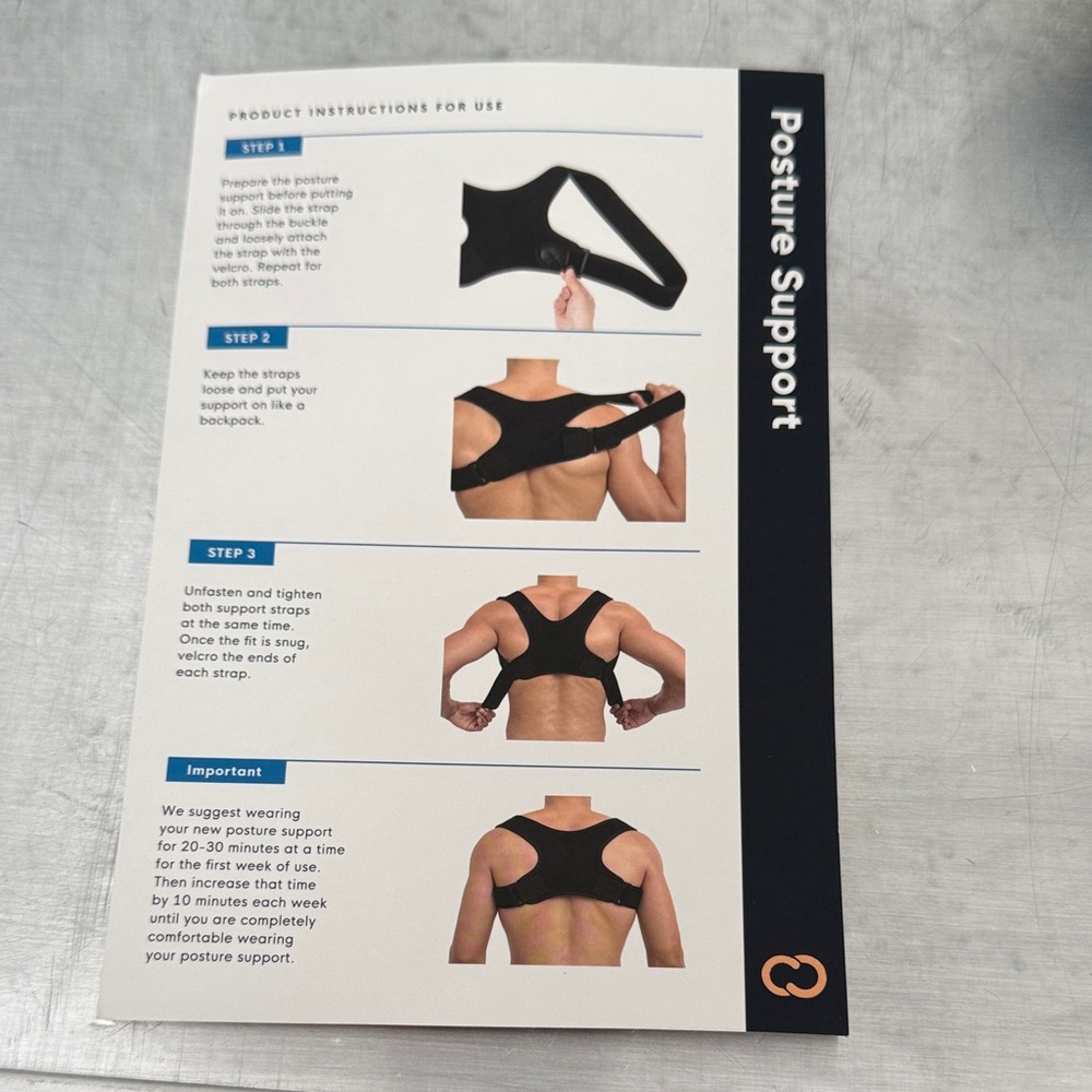 Copper Black Posture Corrector by Comfy Brace - Picture 3 of 6
